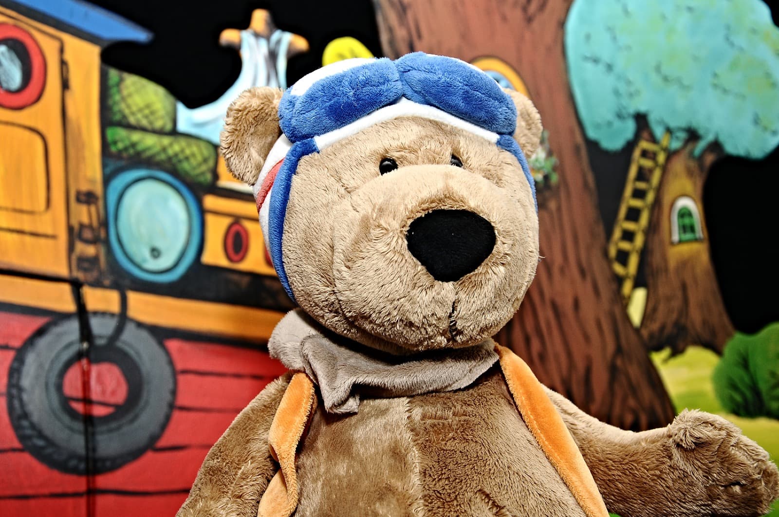 Stabpuppe: der Bär Eddi