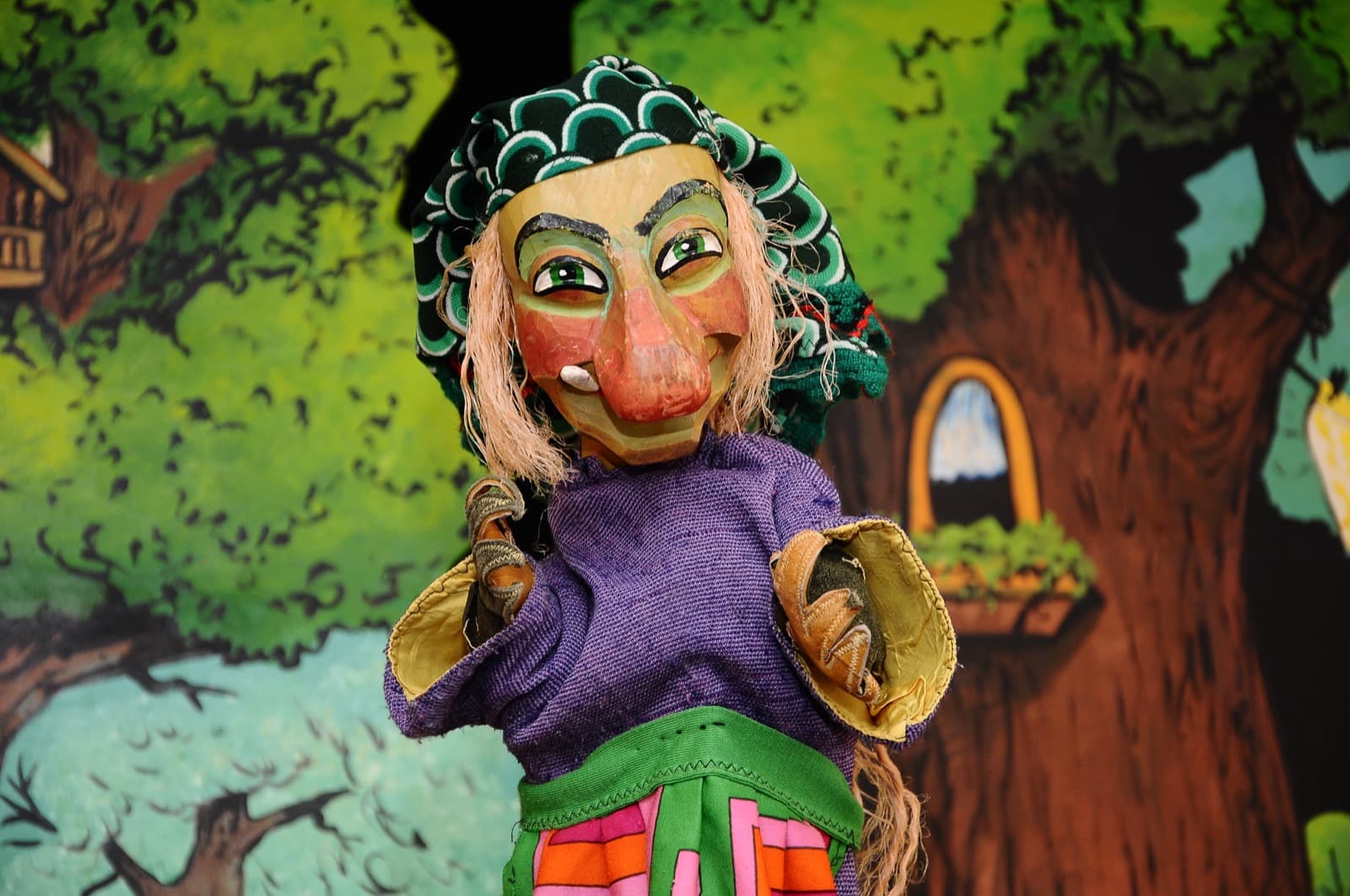 Handpuppe: Hexe